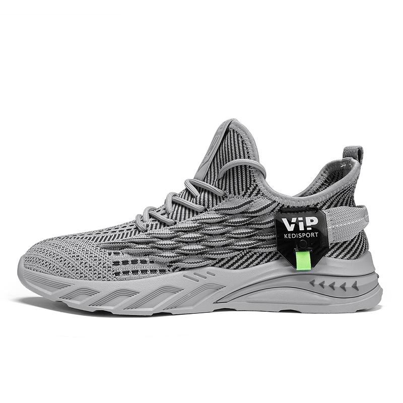 Soft Sole Thin Mesh Breathable Coconut Sports Shoes by Flying Weaving Summer Thick Bottom Men's Running Casual Shoes