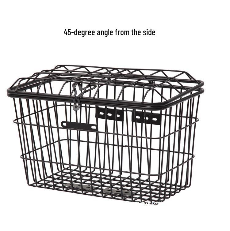 Heavy-Duty Enlarged Rear & Front Bicycle Carrier Basket