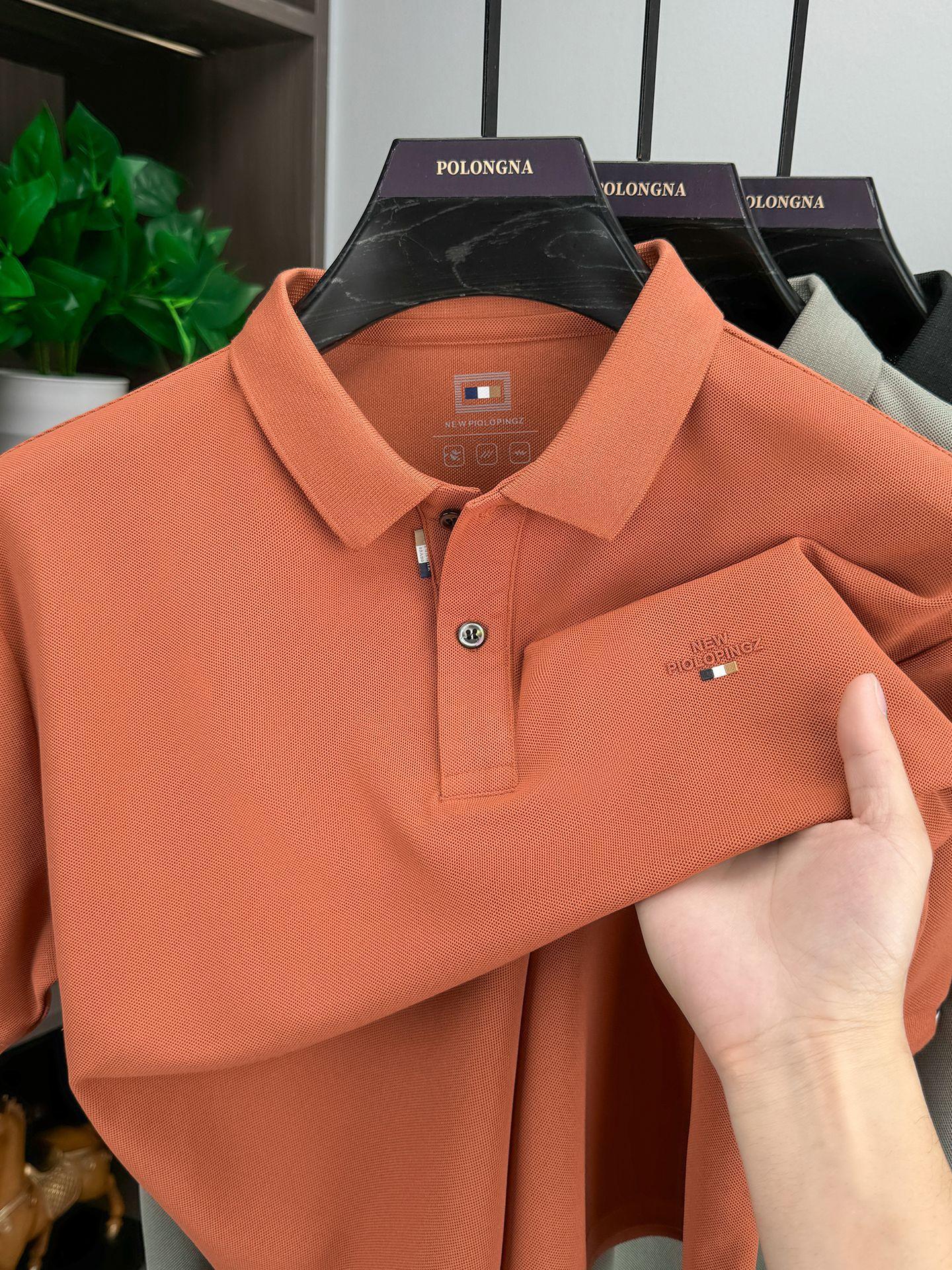 Breathable Short Sleevepolo Men s Summer Business Casual Versatile Loose Fit T-Shirt Top M