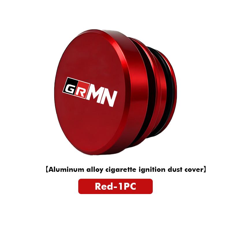 Car Logo Cigarette Lighter Dustproof Cap Protective Cover Auto Accessories For Toyota GR MN Camry Prius Auris Crown Yaris