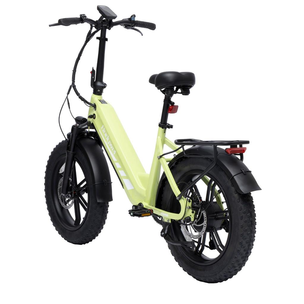 Bodywel F20PRO 20 Inch All Terrain Snow Electric Bicycle 500W Brushless Motor 48V18Ah Battery Outdoor E-Bike With 130 Kilometer Ultra Long Range