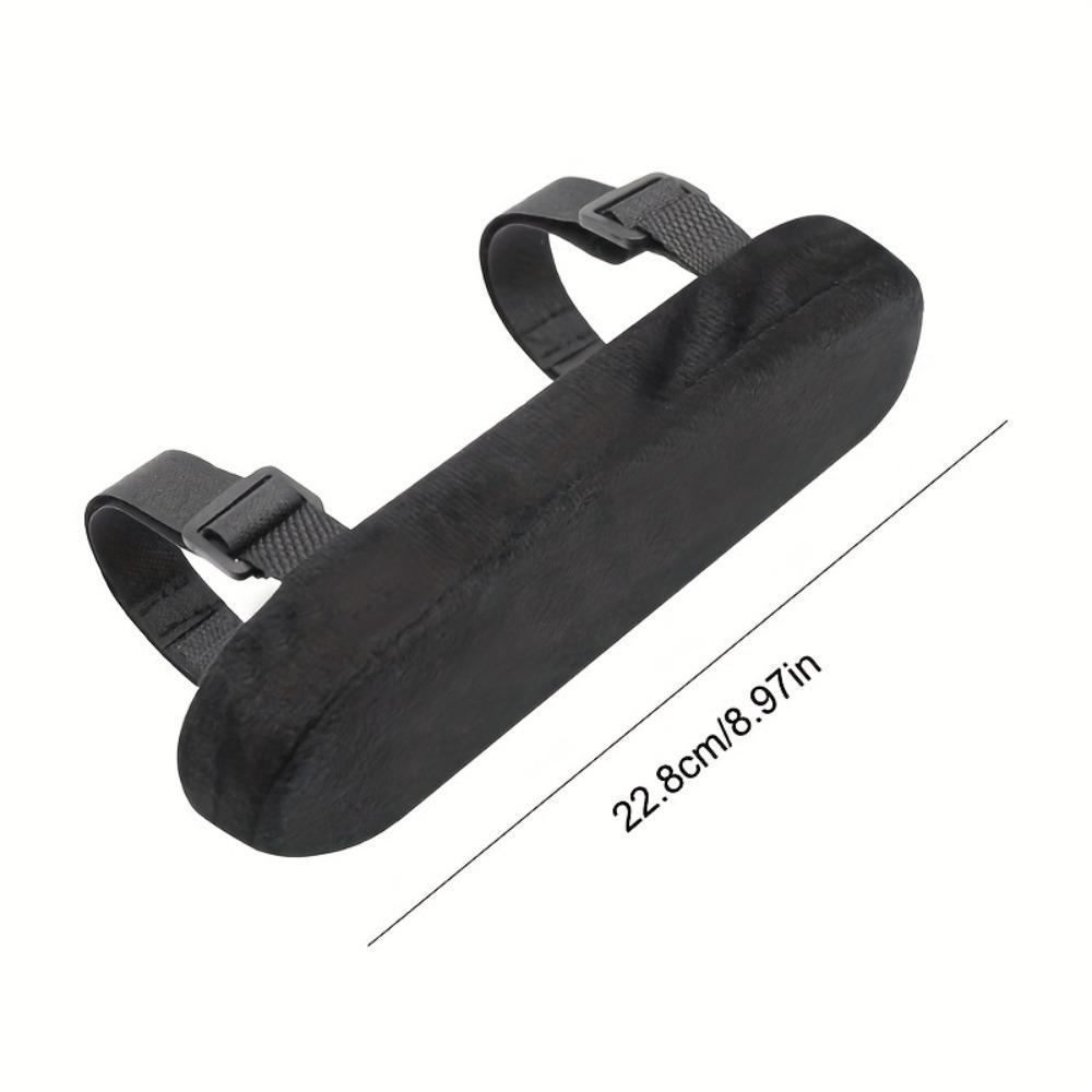 

Подушки-подлокотники из пены с эффектом памяти для офисного кресла, подушка для поддержки локтей для снятия давления на руки, универсальные чехлы для офисных кресел чёрный