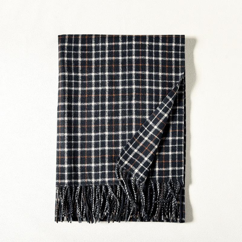 New Warm Scarf In Autumn And Winter Checked Scarf For WomenS Scarf In Winter Versatile Cashmere Scarf