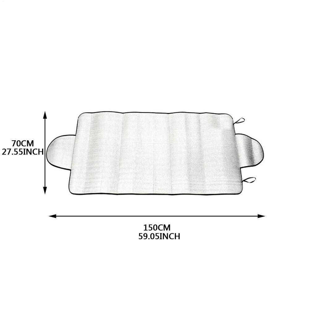 

Car Windshield Sun Shade Car Sunshade Cover Visor Protector Interior Anti UV Sun Windscreen Folding Parasol Auto Accessories белый