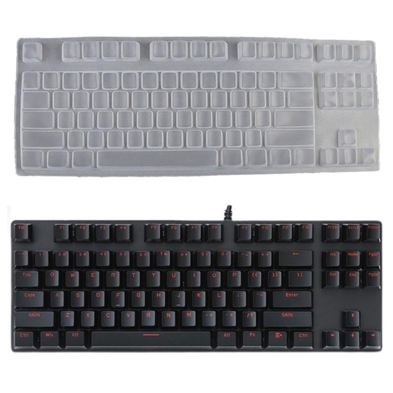 Silikon Tastaturabdeckung Hautschutz für V500Pro 87 Tasten Kabellose Mechanische Gaming-Tastaturen Desktop-PC