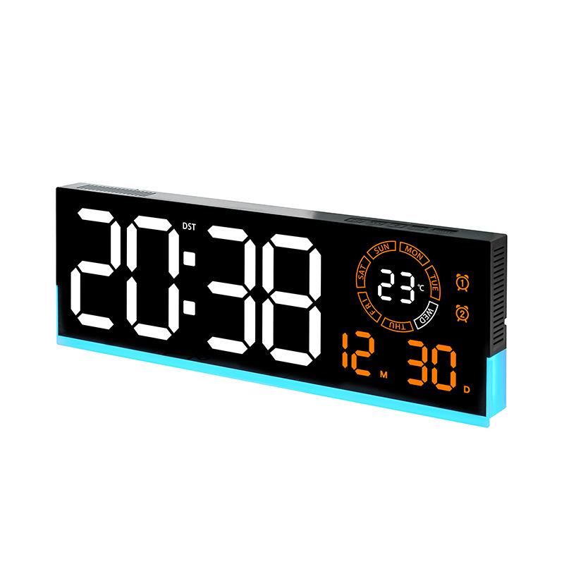 LED Luminous Digital Wall Clock for Living Room - Simple Modern 5537
