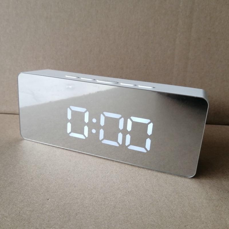 LED Modern Minimalist Digital Alarm Clock with Temperature Display and Creative Desktop Design