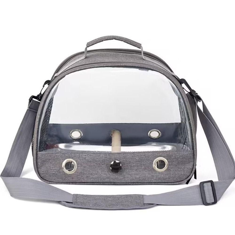 Rabbit Bird Travel Carrier Hamster Parrots Takeaway Bag New Stainless Steel Tray