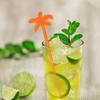 25 Pcs Juice Stirrers Neon Palm Tree Coffee Swizzle Stick Cocktail Drink Wooden