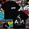 2025 Summer NQK Atpunte Pienso Concert Album Tshirt Male Y2K Hip Hop Goth Short Sleeve Fashion High Quality Cotton Tshirt