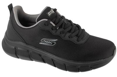 Bobs B Flex - Icy Edge, Mens Black Sneakers