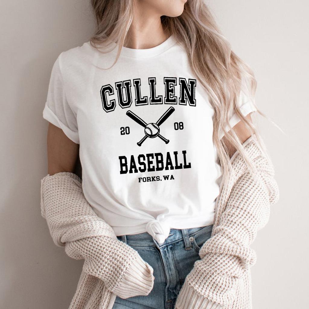 Twilight T Shirt Forks T-shirt Cullen Baseball Shirt Unisex Unisex Unisex Tshirts Graphic Tee Streetwear Unisex Top Crewneck Tshirts Unisex