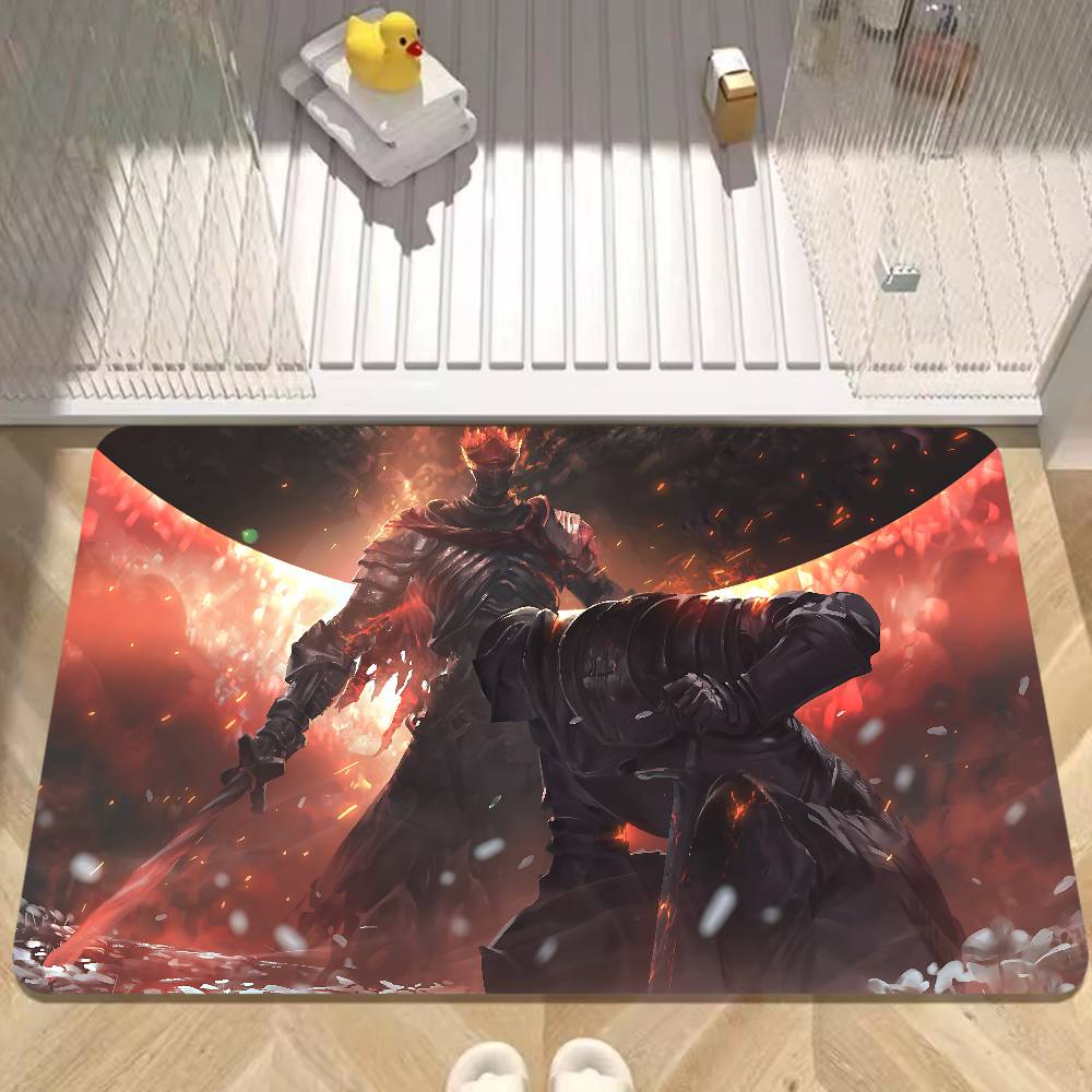 Dark Souls Room Mats Non-Slip Laundry Room Mat Laundry Decor Balcony Child Living Room Household Carpets