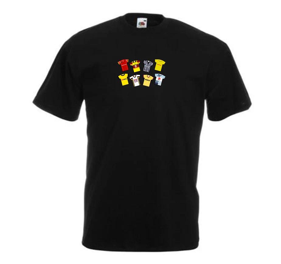 Watford Retro Kits Black T-Shirt Adult tshirt Great Gift Classic Kits XL