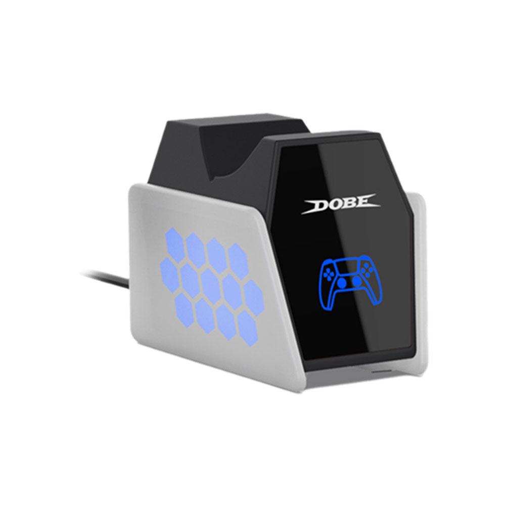 

Зарядная база для PS5 для контроллера Elite Зарядная док-станция с подсветкой и подставкой Зарядная станция RGB X8V1 Black and White-1 pcs