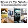 Car Clock Thermometer 2 in 1 Digital Clock & Temperature Meter with Backlit LCD Display 12H/24H Switching for Indoor & Outdoor Home Office Vehicle