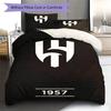 Al-Hilal Saudi FC Pattern Bedding,Quilt Set Quilt Cover Pillowcase Home Birthday Gift(1 * duvet cover + 2 * pillowcase, without core)