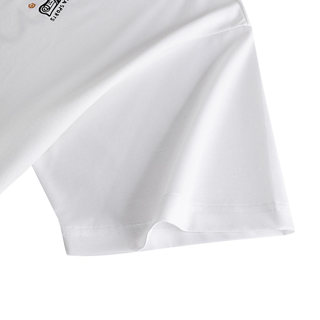 Anta Lifestyle Series Short Sleeve Knitted Shirt Summer T-Shirt Unisex tops Snow-White 972628112-5