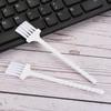 Uxcell Shaver Cleaning Brush Tool for Keyboards, Window Tracks, Vents, Home and Office Use with 13cm Plastic Handle, White, 4 Pieces