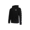 Jordan Logo Print Zip-Up Hooded Jacket Men Outerwear Black CZ5429-010