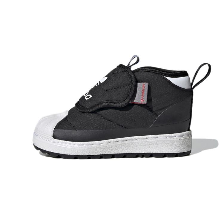Adidas Originals SUPERSTAR 360 Boot I Mid top Toddler Shoes Black White Infant And Toddler FV7266 21