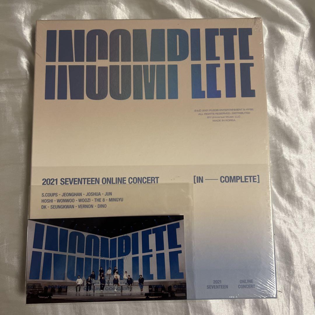 

[USED] SEVENTEEN INCOMPLETE Blu-ray with Japanese subtitles