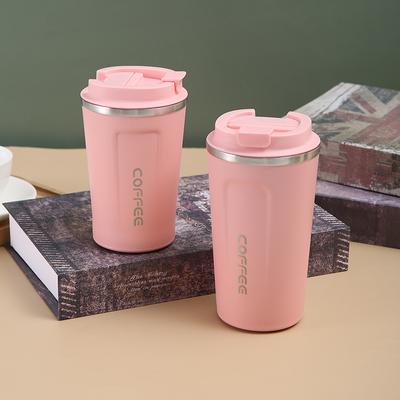 500ml Stainless Steel Coffee Cup Travel Thermal Mug Leak-Proof Thermos Bottle Tea Coffee Mug Vacuum Flask Insulated Cups