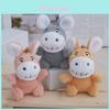 Adorable Plush Donkey Keychain Soft Stuffed Animal Toy Cute Donkey Doll