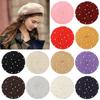 Fashion Elegant Vintage Pearl French Artist Cap Painter Hat Beret Hat Warm Wool