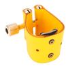 Saxophone Mouthpiece Ligature Fastener Artificial Leather Adjustable Tenor Sax Ligature Fastener Yellow