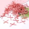 100pc 3cm Mini Ribbon Bows Flower for Sewing Appliques Crafts Decoration Hair Accessories Wedding Gift Box Ornament Supplies