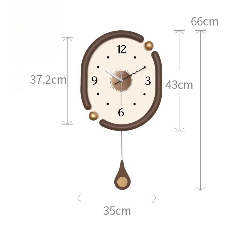 Modern Wall Clock Minimalist Creative Living Room Clock Bedroom Decoration Silent Wall Watch Entrance Decoration Ornaments