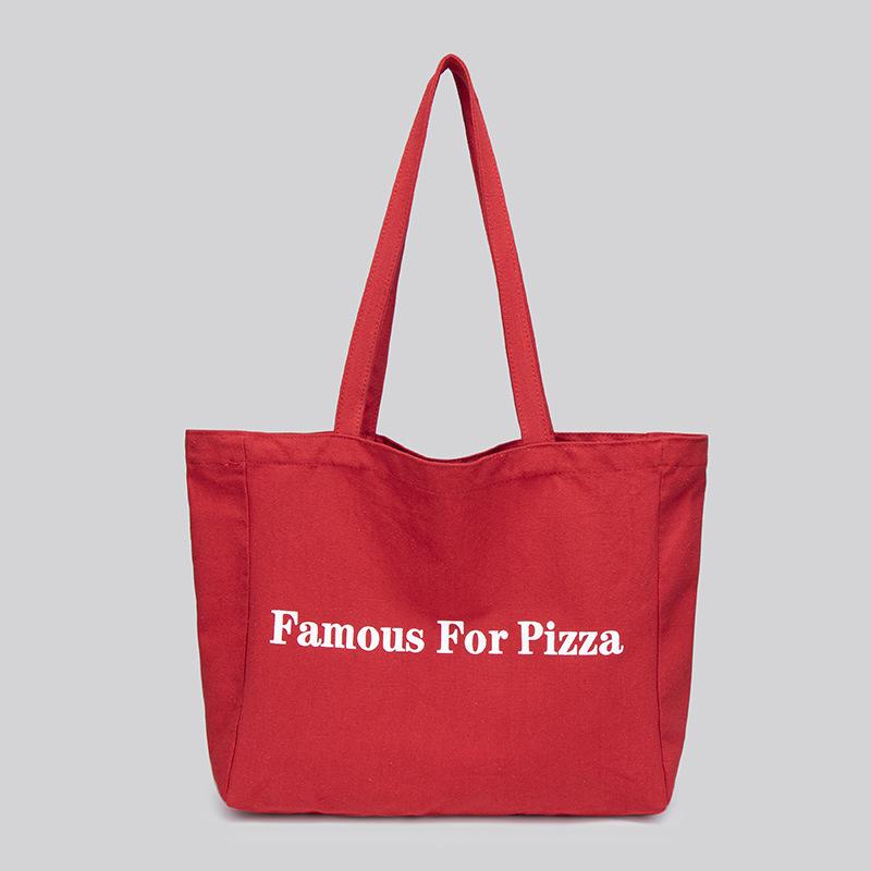 

2025 новая корейская простая красная тонкая парусиновая сумка через плечо большая вместимость сумка-тоут портативная красный