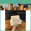 Stylish 2024 Spring Season Black Quilted Chain Strap Shoulder Bag For Casual Wear
