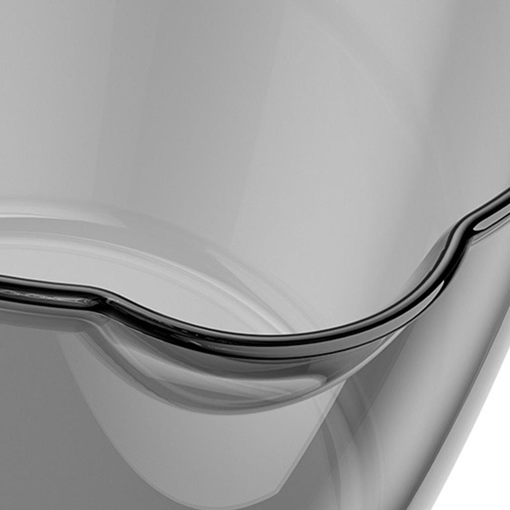 Transparent Kitchen Water Scoop With Large Capacity PP Ergonomic Handle See Through Water Dipper Bathing Mug