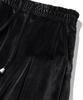 TRILLION Velvet Inverted Tuck Wide Pants [Black]