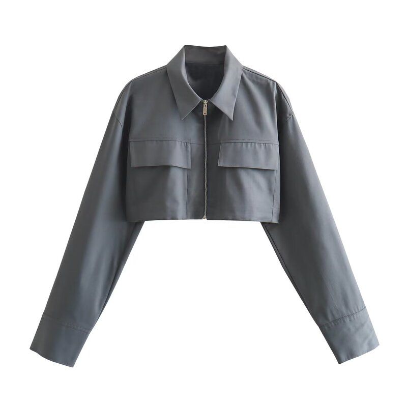 Fashion Style 2023 Fall and Winter New Arrival Women's Clothing Loose All-Match Trench Coat Fabric Short Shirt 3067032 504