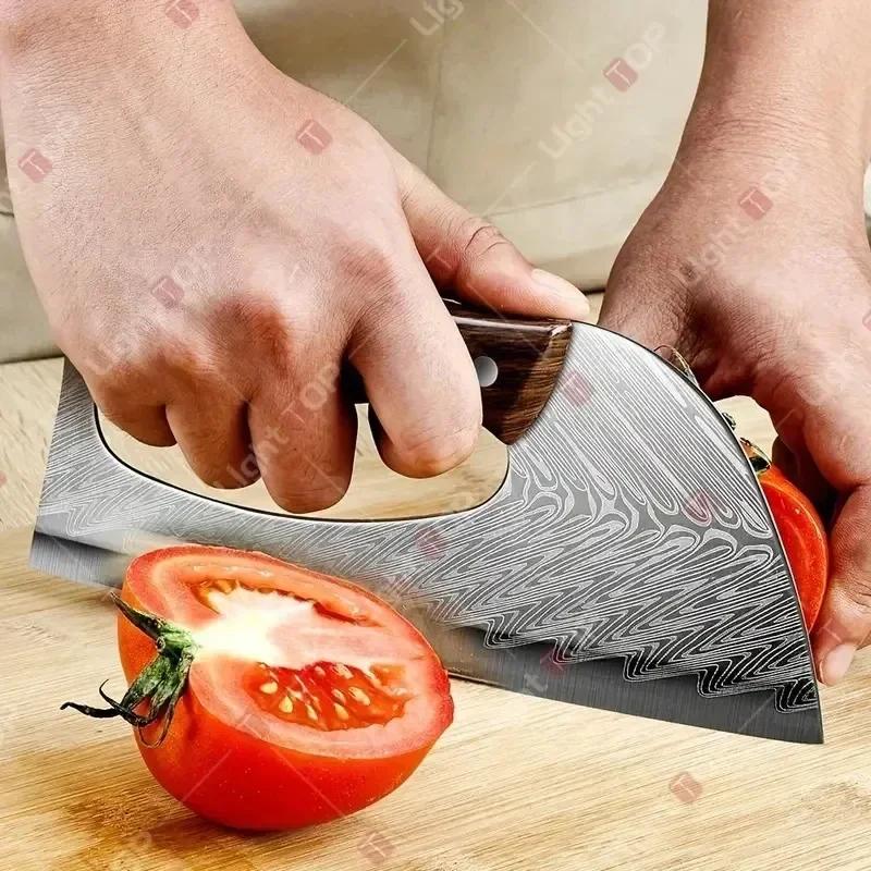 7.8inch Kitchen Knife Multifunctional Effort Saving Knives Household Chopping Knife Meat Cleaver Butcher Knife Kitchen Supplies