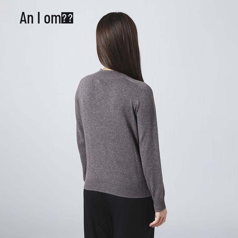 Yan Nu Women's Semi-High Collar Knit Sweater