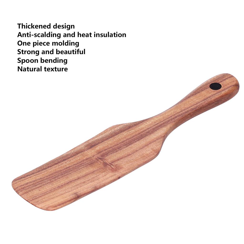 Wooden Frying Spatula Beefsteak Shovel Spurtle Tableware Kitchen Cooking Utensil