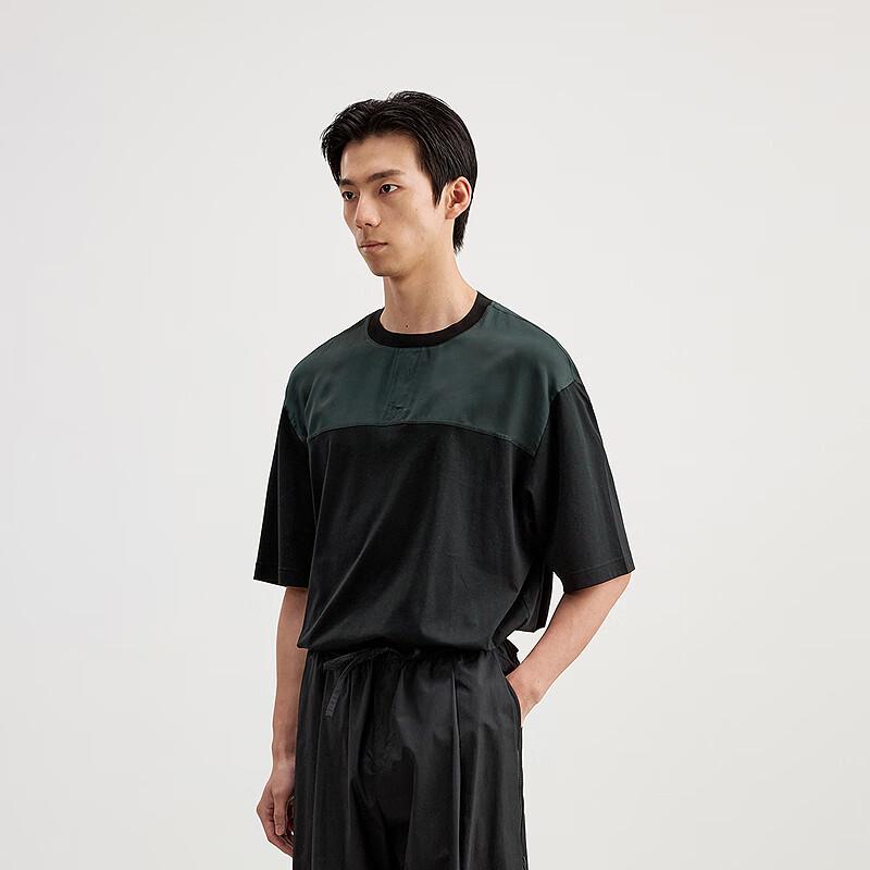 CROQUIS Men's 2025 Summer Loose Fit Round Neck T-shirt