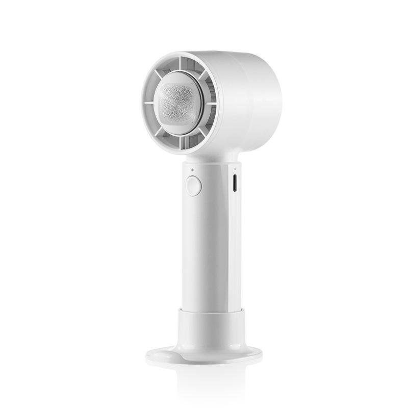 

2026 Portable Handheld Cooling Fan with Ice Pack & Phone Holder 63x52x152 mm белый
