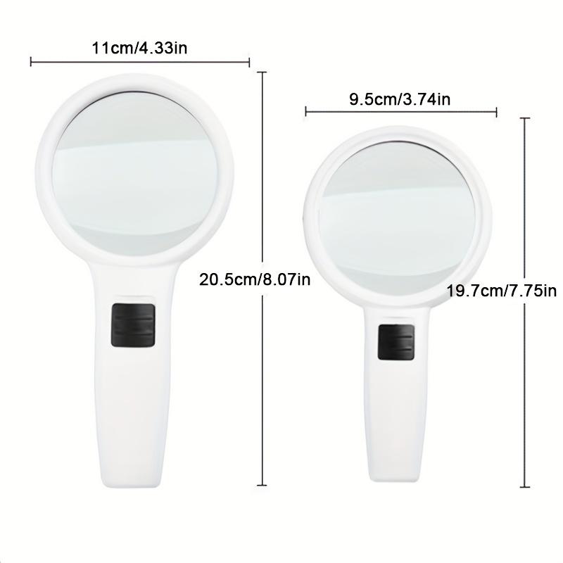 1pc 30X 45X 3 LED Light Magnifying Glass Lens Mini Pocket Handheld Microscope Jewelry Loupe Magnifiers Reading Glass Repair Tool