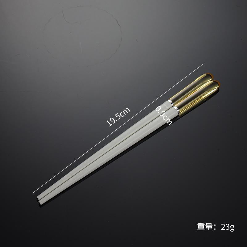 Crystal Alloy Chopsticks Portable Tableware Chopsticks Multi-specification Colorful Hotel Chopsticks White Housewarming Gifts Restaurant