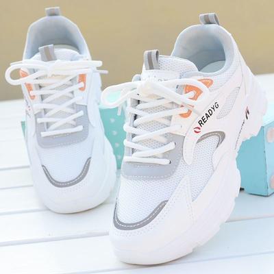 Spring and Summer New Breathable Mesh Dad Shoes Platform Comfortable Versatile Casual Sports Shoes Women