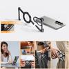Frameless Metal Case for Samsung Galaxy Z Fold 8 Ultra Bumper 360°Rotating Magnetic Stand Shockproof Protection Phone Cover