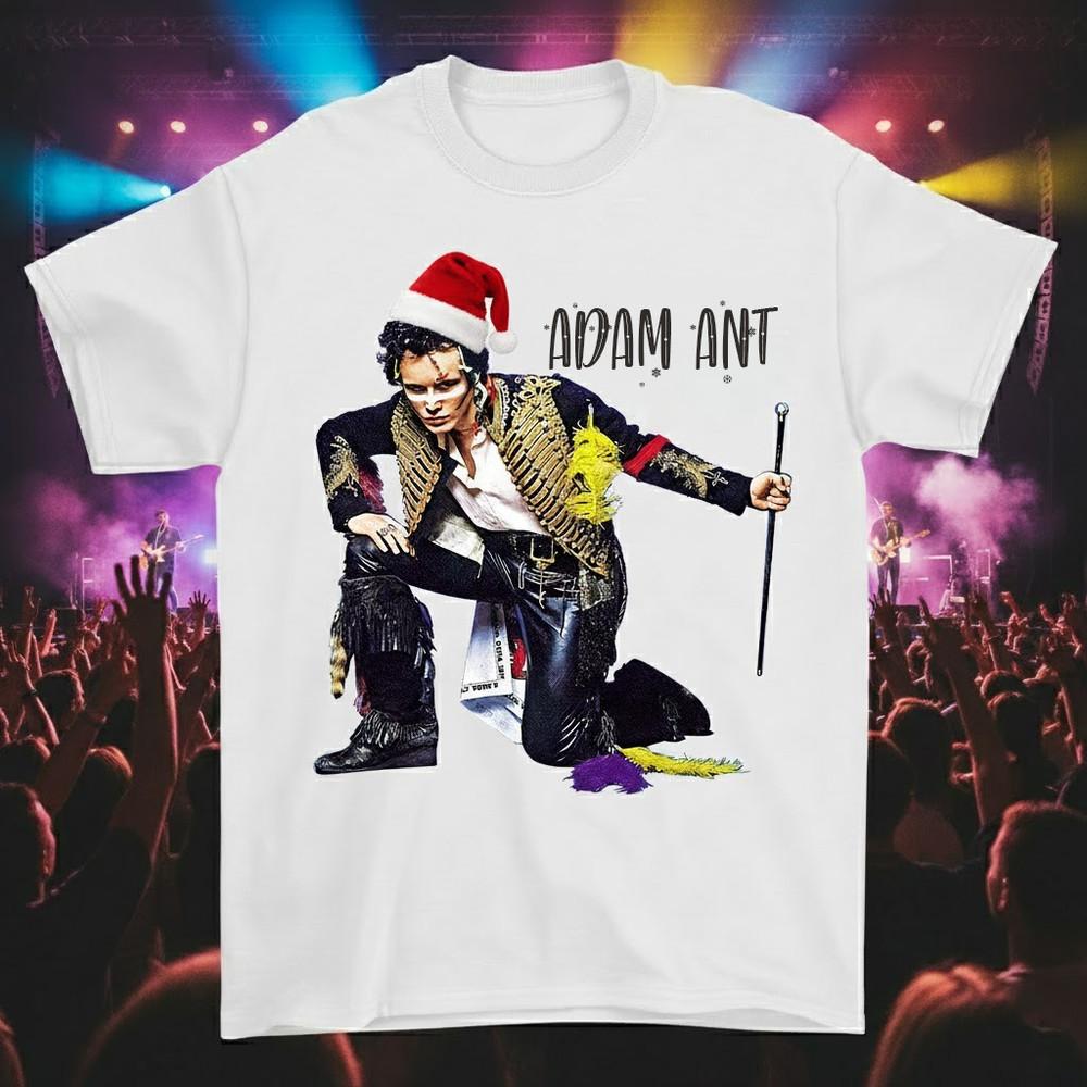 Adam Ant Merry Christmas Music Tshirt S to 5XL UR235 Unisex T-Shirt XL