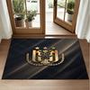 Anderlecht FC Design Crystal Velvet Rug Soft Decorative Mat for Bedroom Entrance