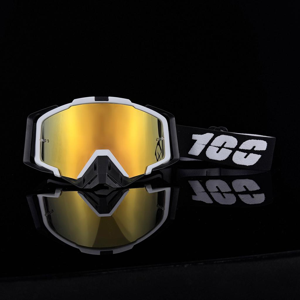 100 Motorcycle Goggles Motocross Glasses Off-road Sunglasses For Man MTB ATV Mask Windproof Protection Cycling Racing Goggles