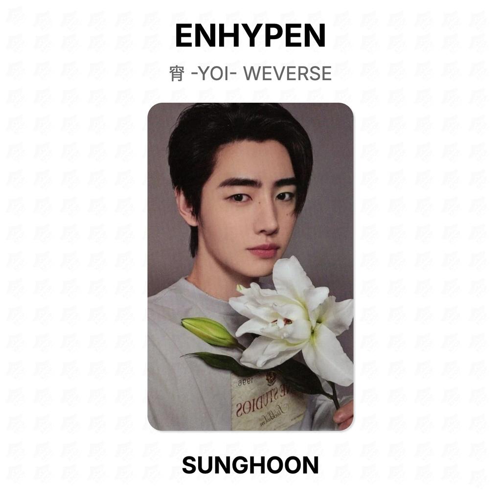 ENHYPEN -YOI- WEVERSE Offizielle Fotokarte